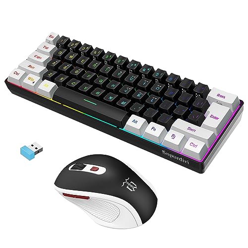 60% Wireless Gaming Keyboard and Mouse Combo U66810