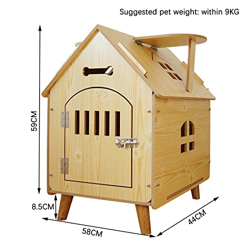 Wooden Cat House 80x55x74CM T7222