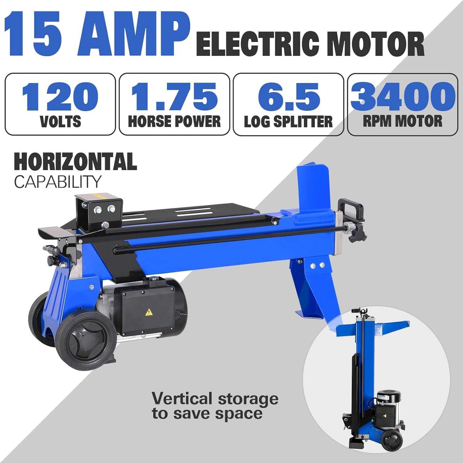 6.5 Ton Electric Log Splitter Z122427