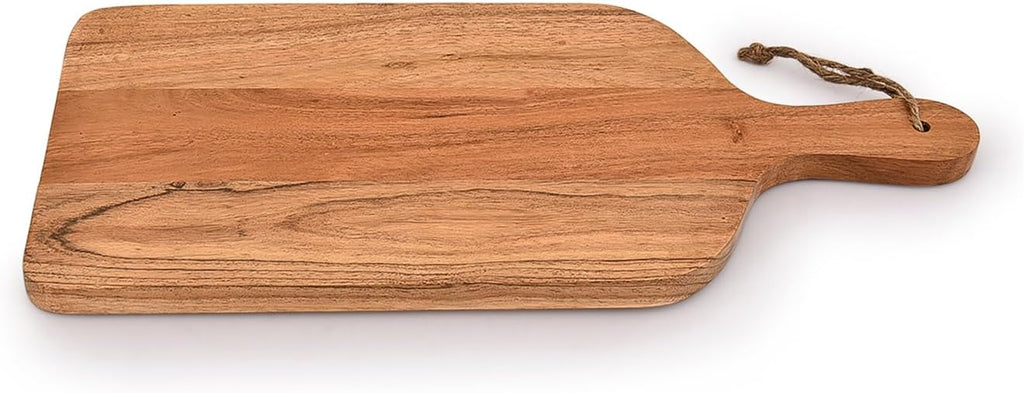 Acacia Wood Cutting Board with Handle (15" x 7" x 0.65") W8075