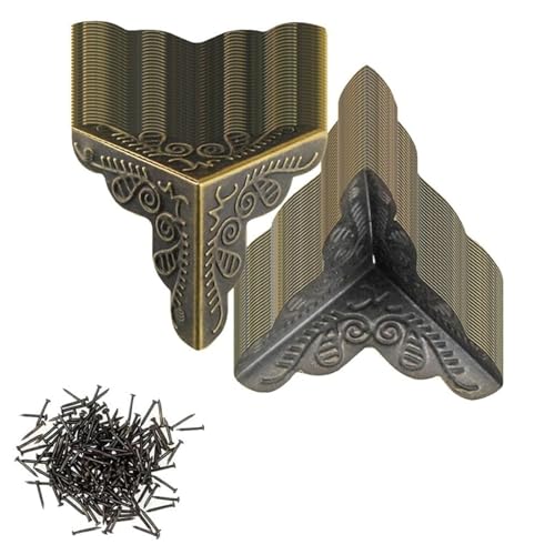 100PCS Stair Dust Corners for Wooden Steps Antique R5329