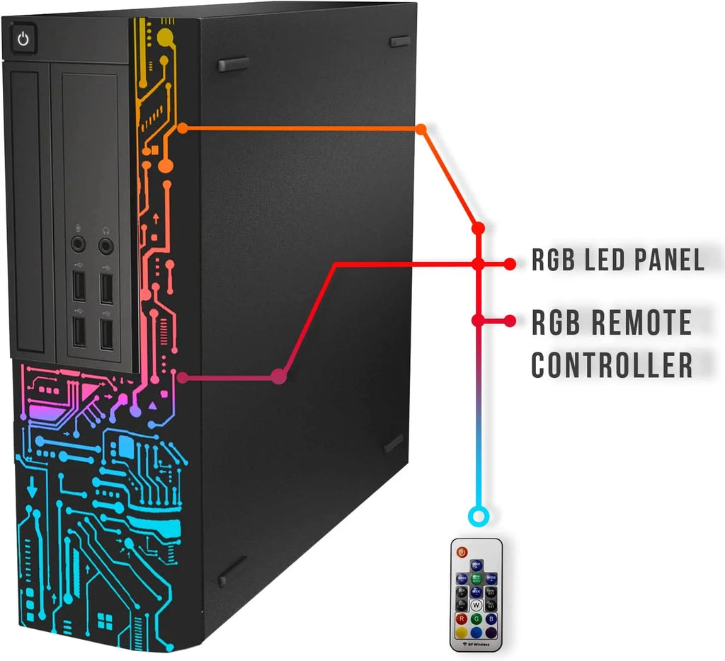 Restored Computer Desktop PC, Core i5, 8GB RAM, 500 GB HDD, 27 Inch 165Hz Gaming Monitor, Win 11 Home (Renewed) H62102