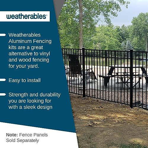 Aluminum Fence Kit (57” Post for Hard Surface) H2444