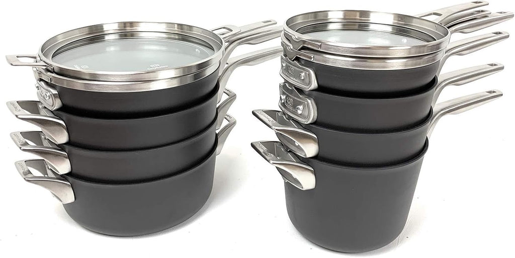 12-piece Hard Anodized Space Saving Cookware I824940