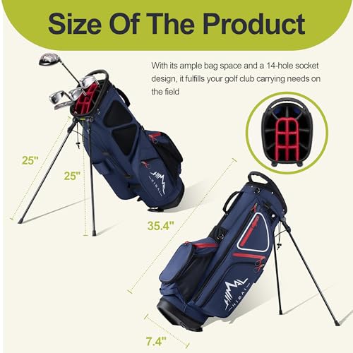 14 Way Golf Stand Bag with 10 Pockets I847