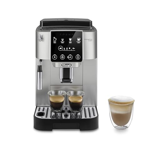 Silver Automatic Espresso & Coffee Machine with Manual Milk Frother V88153