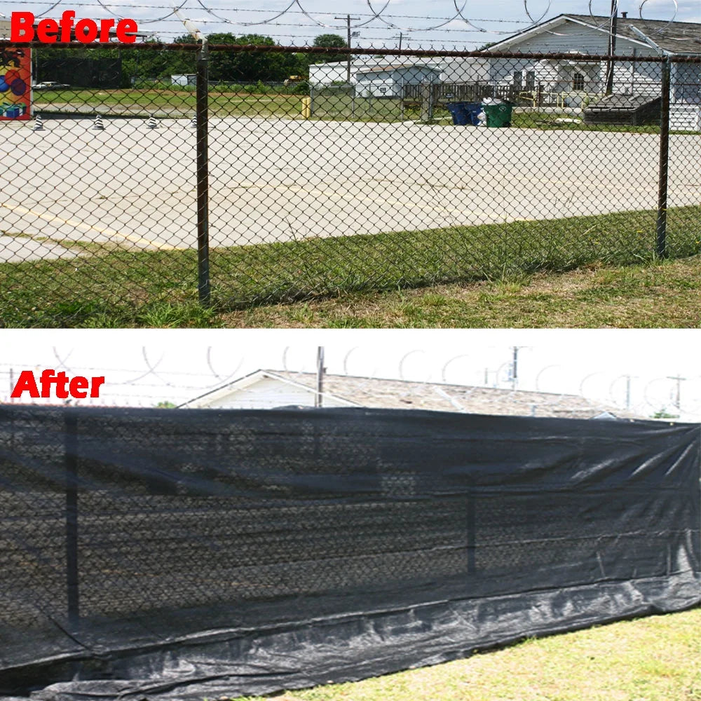 10 ft. x 14 ft. 7 oz Green Privacy Fence Screen M7073