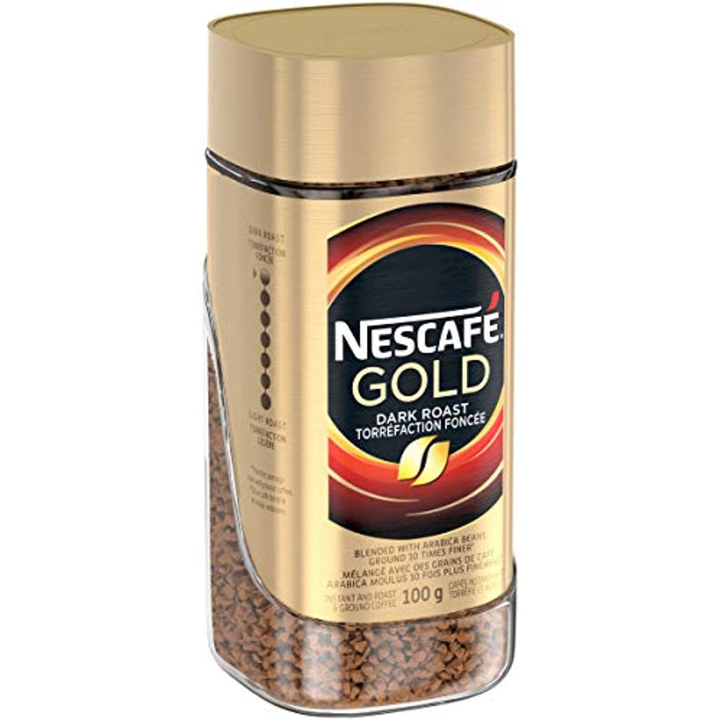 Dark Roast Instant And Roast & Ground Coffee, 100 G Jar X88851
