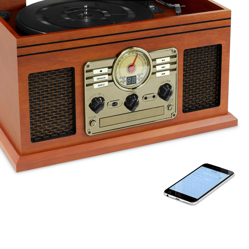 Classic 7-in-1 Bluetooth turntable H7997