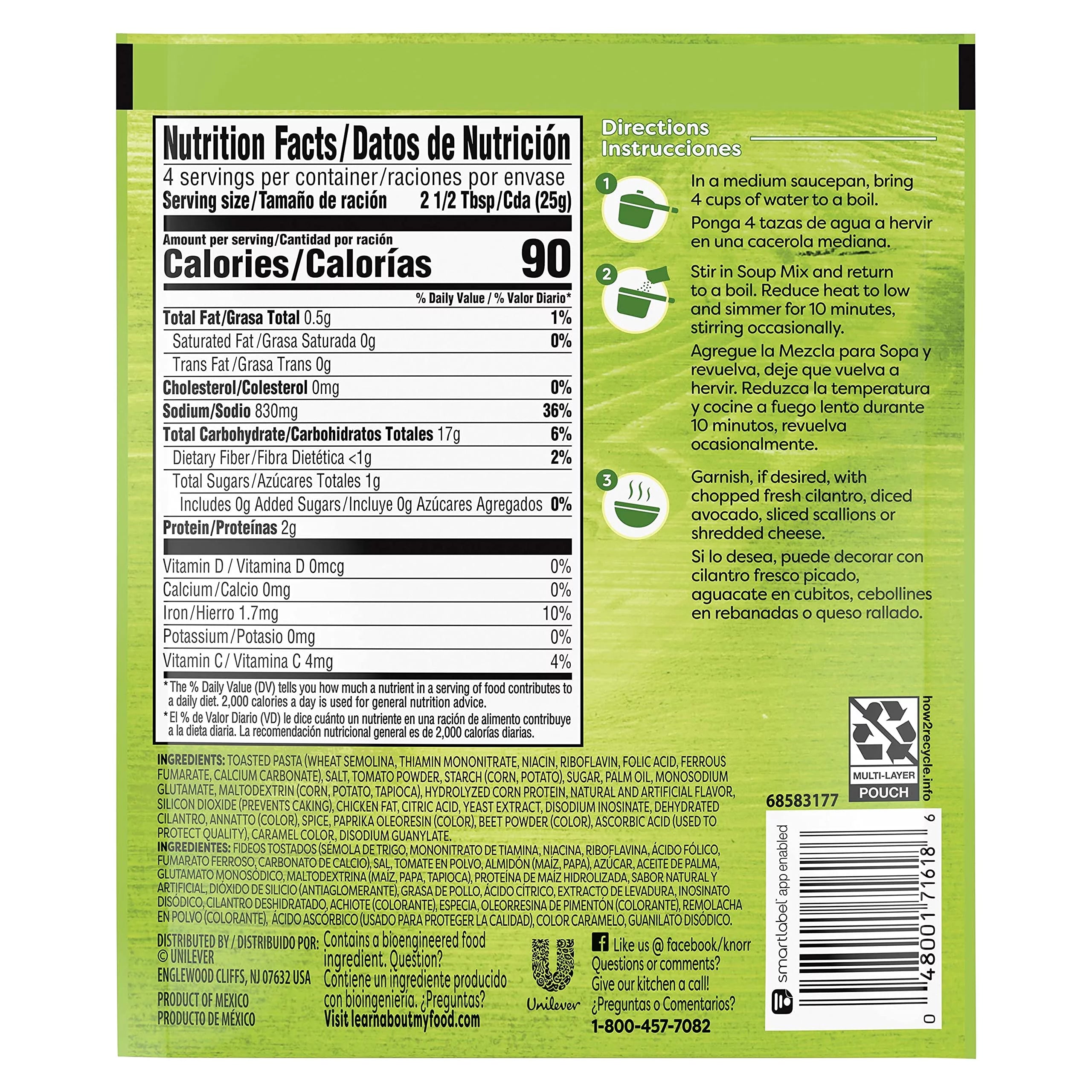 Tomato Based Alphabet Pasta Soup Mix 3.5 oz (Pack of 12) X717100