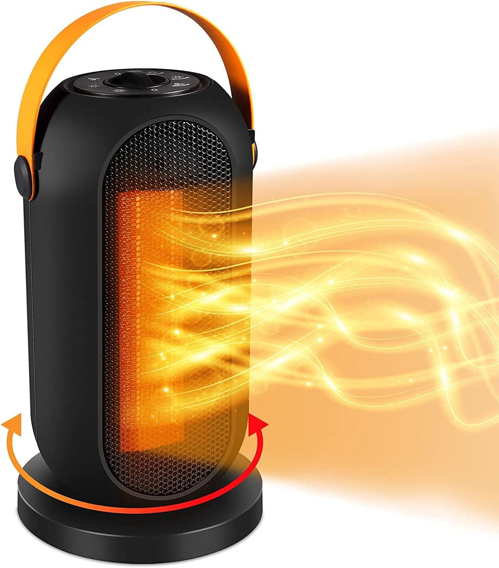 1200W 600W PTC Ceramic Electric Heater with 4 Heat Settings B5426