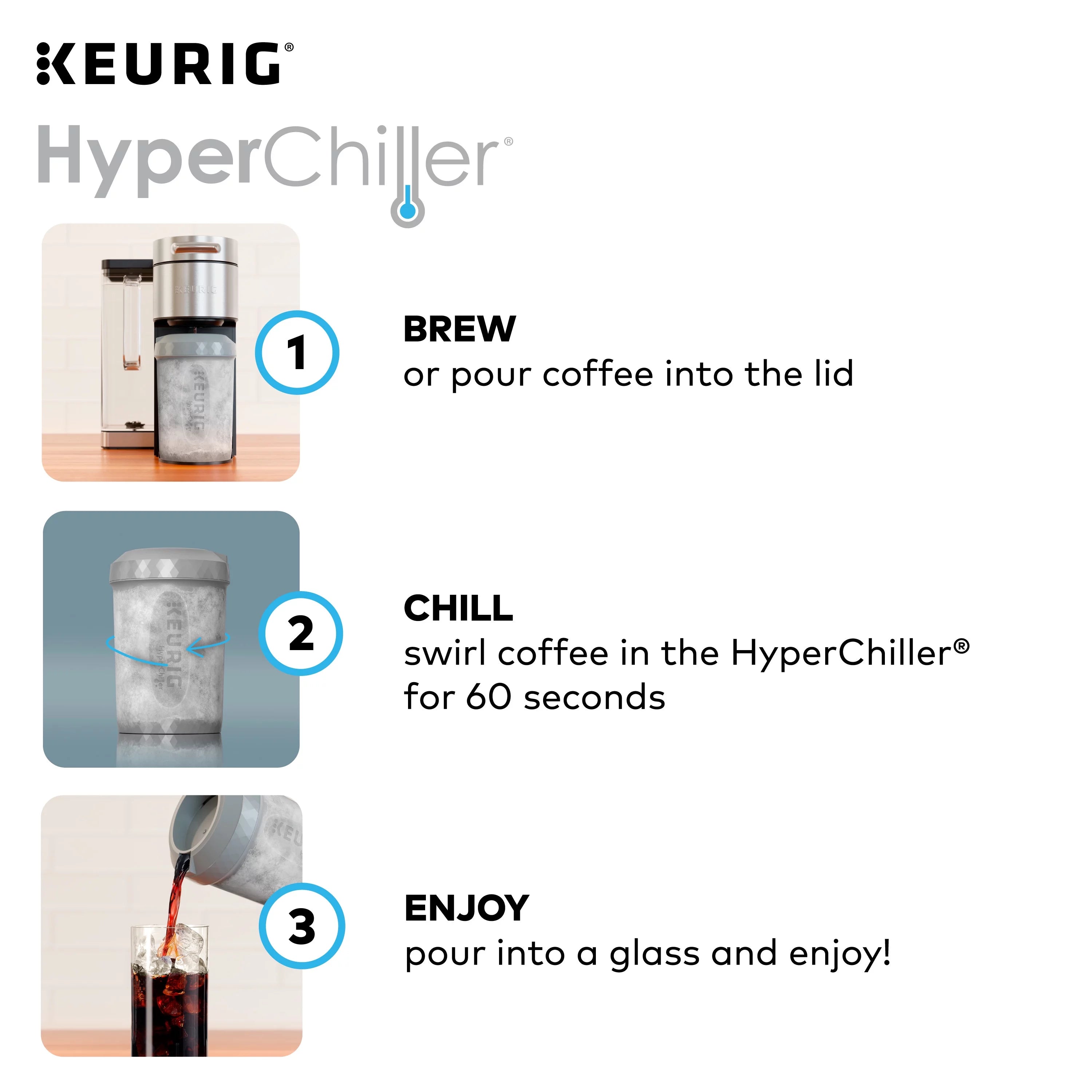 HyperChiller Iced Coffee Maker, Studio Gray S6913