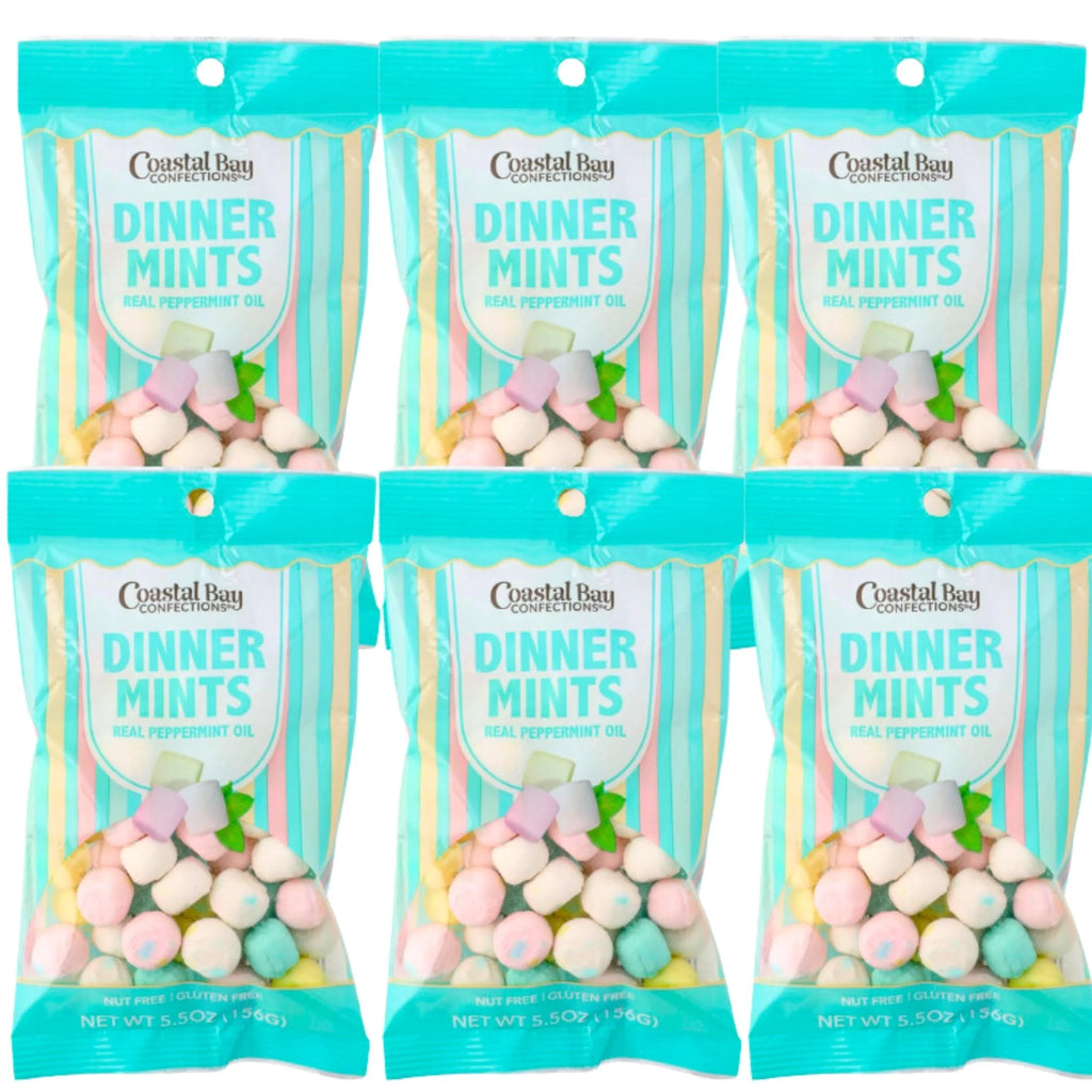 Pastel Dinner Mints, 5.5 Oz, Pack of 6 T68592