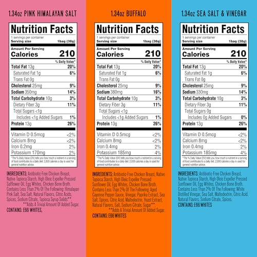 Protein Chips Variety Pack, 1.34oz Bags (Pack of 12) C68368