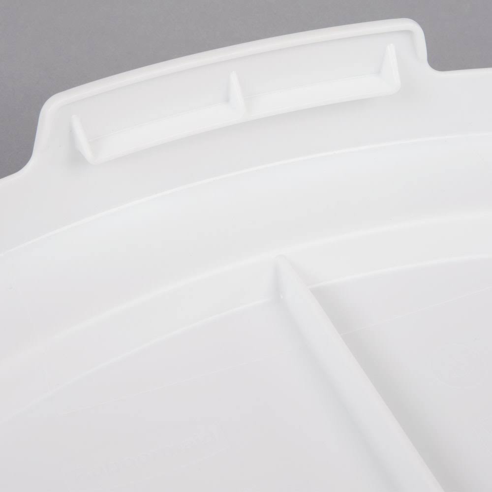 White Sliding Lid with 4-Cup Scoop N719306