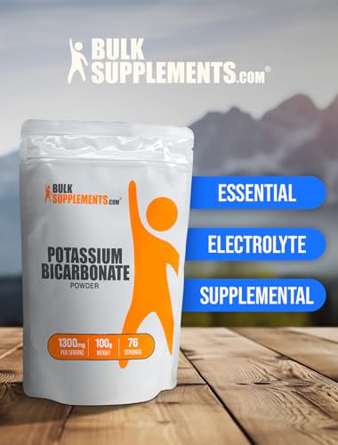 Potassium Bicarbonate Powder, 1300mg per Serving, 250g (8.8 oz) V68609