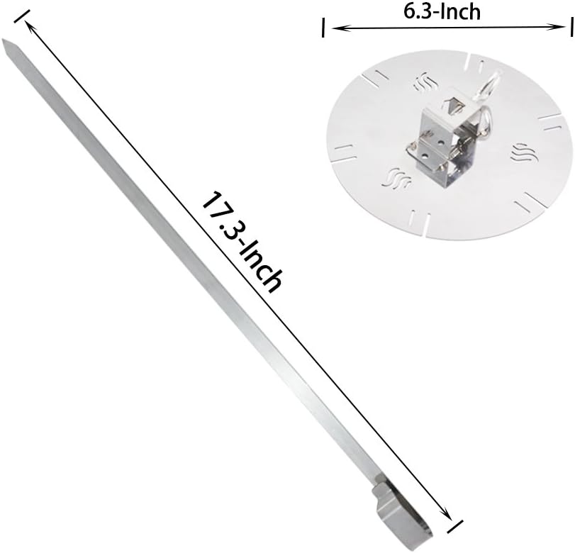 Stainless Steel Rotating Skewer System Pack of 2 M785469