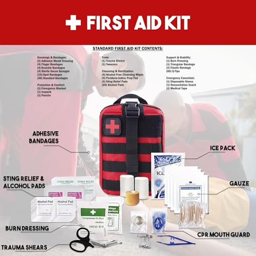 72 Hour Survival Backpack with Supplies - Bug Out Bag Backpack - Emergency Backpack with Tactical Survival Kit N352057
