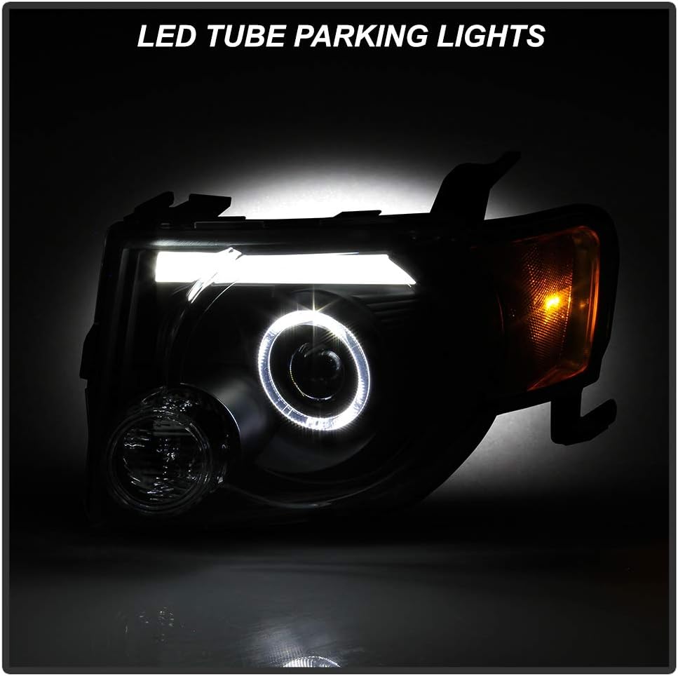 Black Housing LED Projector Headlights for Ford Escape H35466
