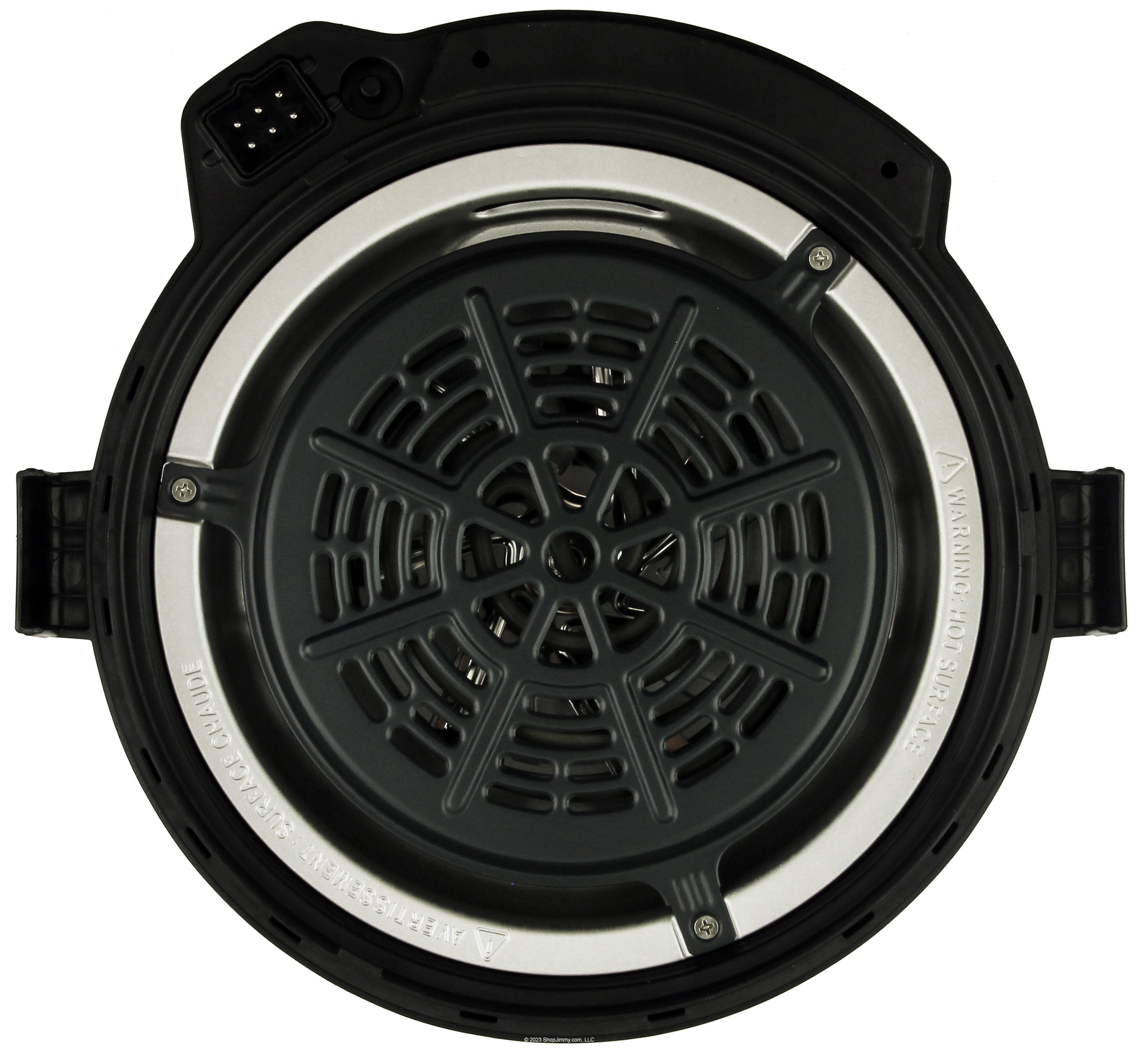 8-quart Black Air Fryer Lid V467