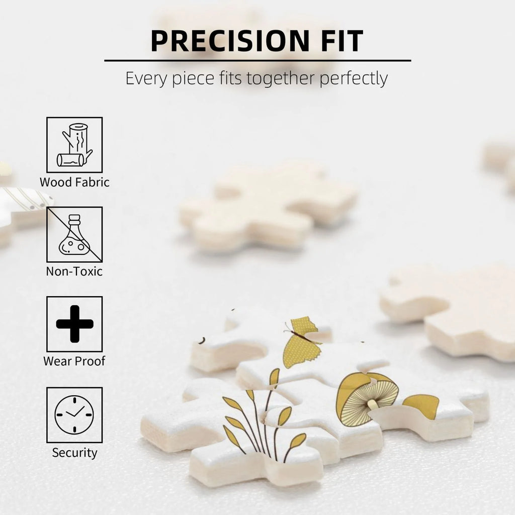 1000 Pieces Jigsaw Puzzles Mushrooms And Butterflies N28496