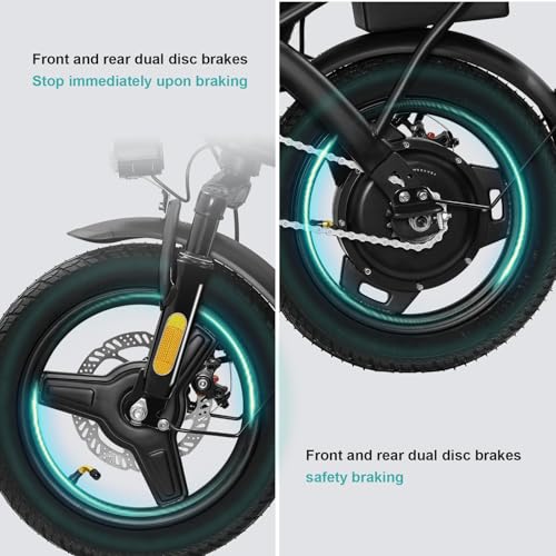 14" Mini Foldable Electric Bicycle with 560W Motor H138
