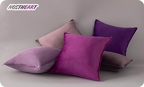12x20 Inch Set of 4 Velvet Throw Pillow Covers E5616