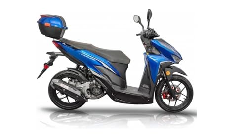 Blue Gas Street Scooter 168cc Motorcycle Q1648