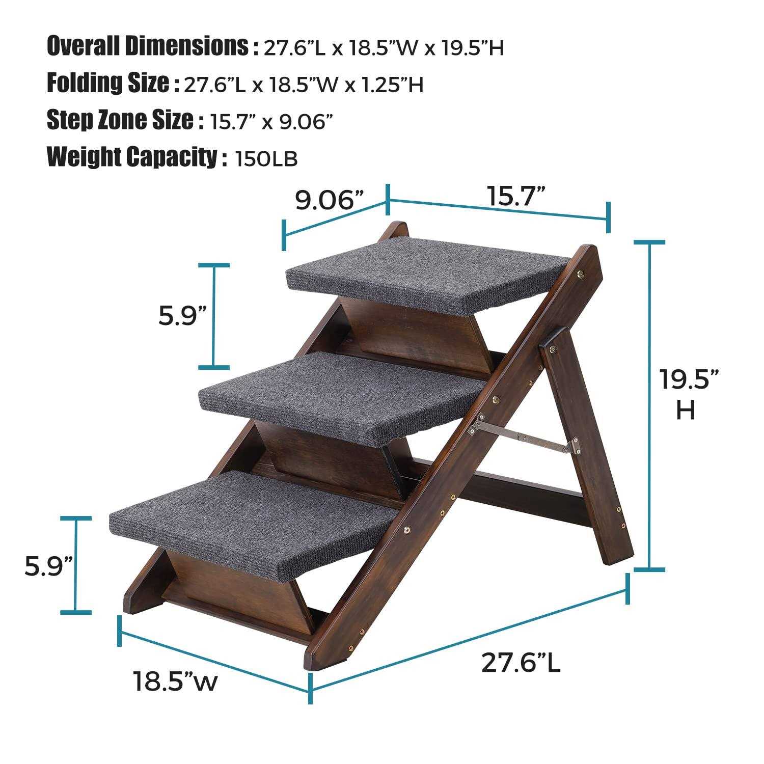 Wooden Pet Stairs I154100