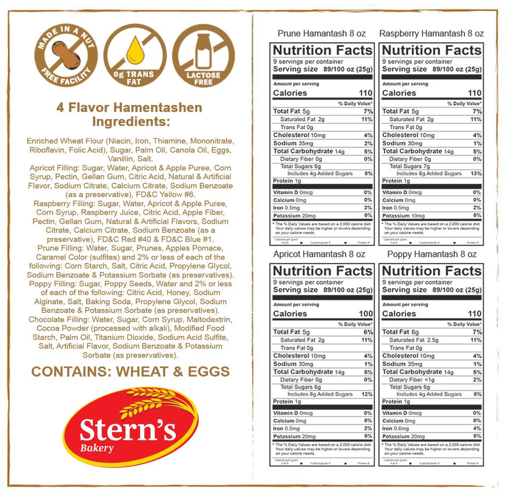 15 Individually Wrapped Shortbread Cookies in 3 Flavors Raspberry, Apricot & Prune D65697