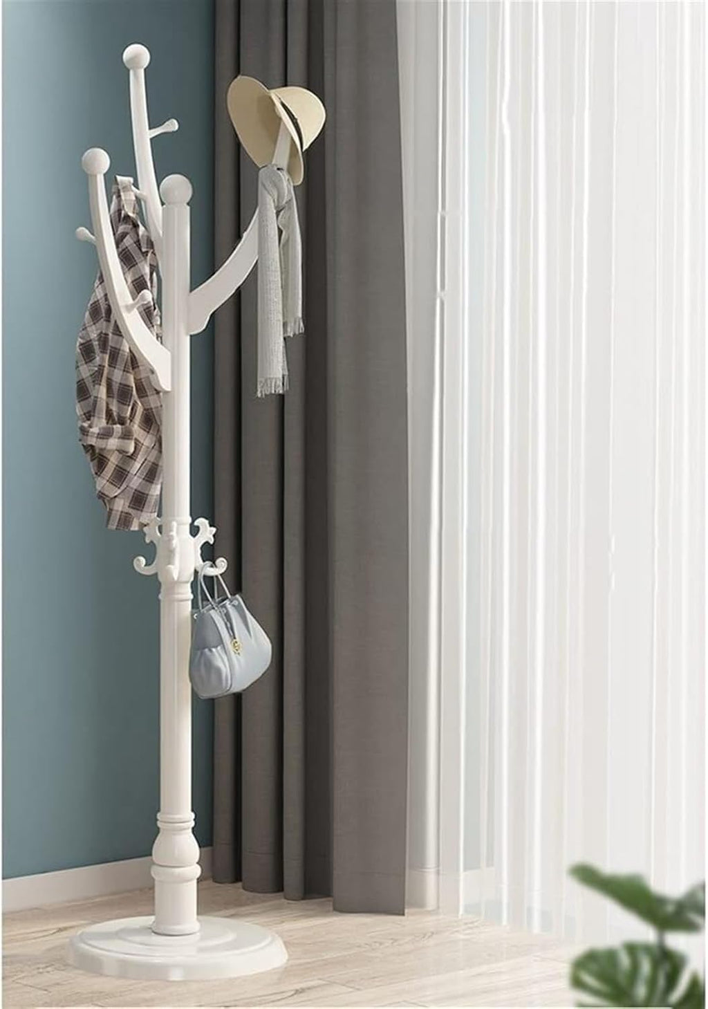 Free Standing Coat Rack with 9 Hooks A562