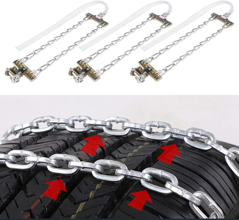 3pcs Steel Tire Chain for Car Truck SUV P93931