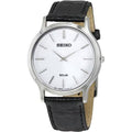 Silver tone Stainless Steel Solar Quartz Watch A672