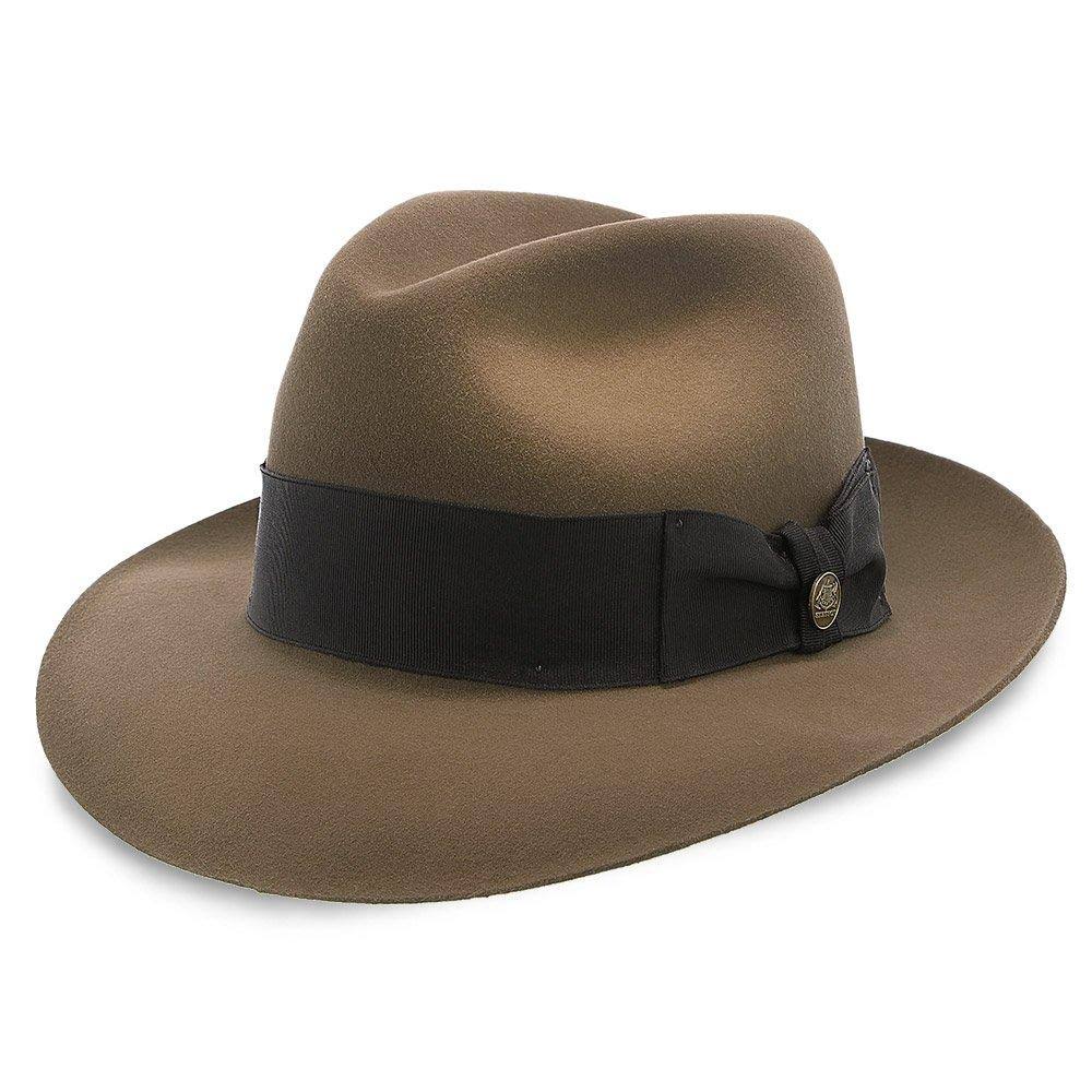 Gray Fur Felt Fedora Hat J55913