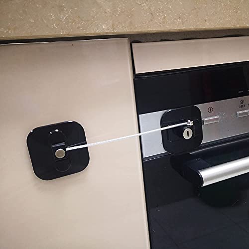 4 Pack Refrigerator Lock with Keys T7988