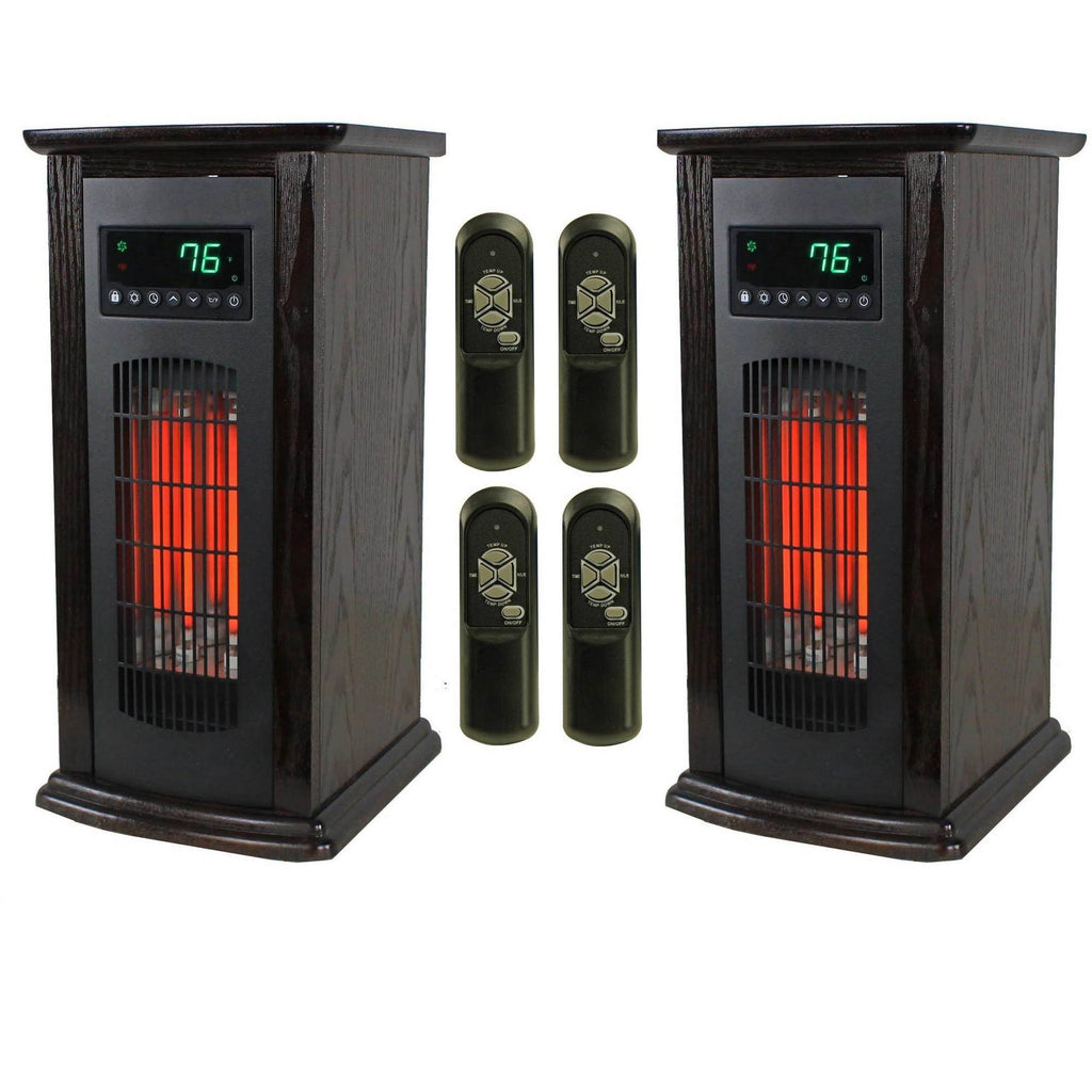 3 Element Electric Infrared Quartz Tower Space Heater Q754151