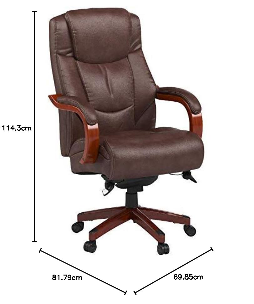 Black Bonded Leather High Back Executive Office Chair E9354