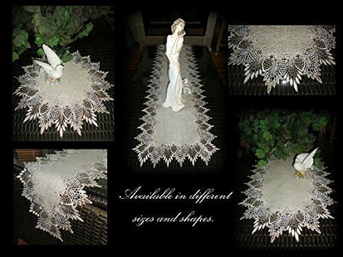 90 Inch Lace Mantel Shelf Scarf Runner S367