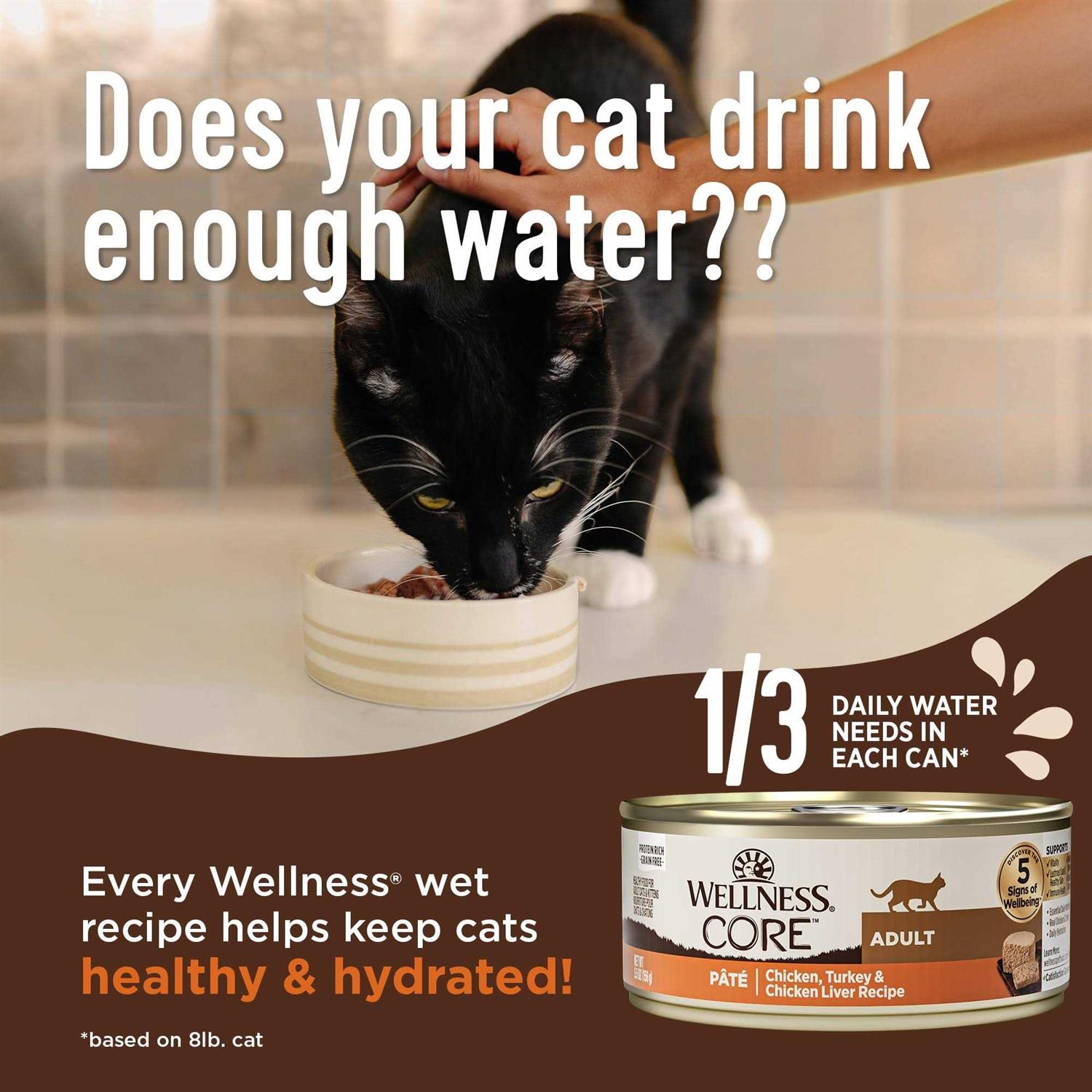 Natural Grain-Free Chicken Turkey & Chicken Liver Pate Canned Cat Food X2500