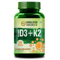Vitamin D3 600 IU K2 MK7 Supplement 120 Veg Tablets O29073