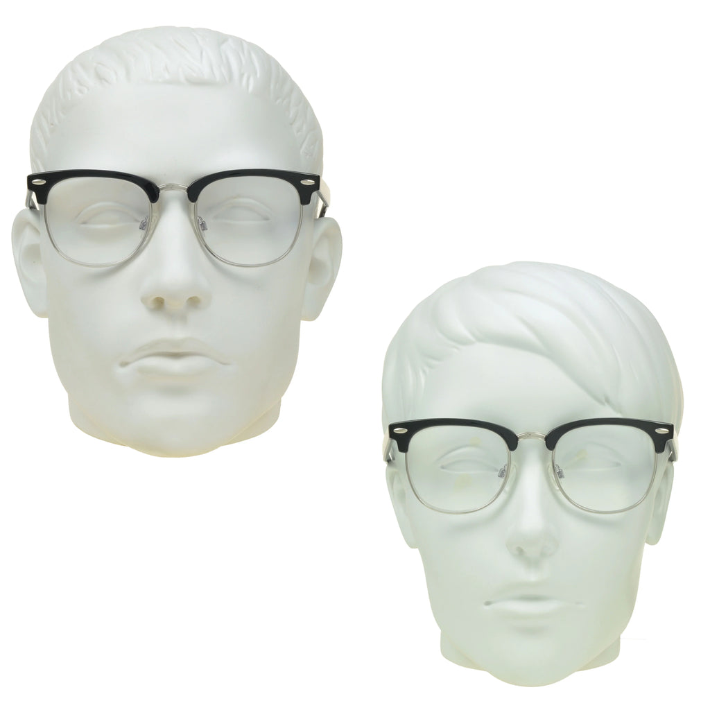 Horn Rimmed Frame Reading Glasses 2 Pairs D413