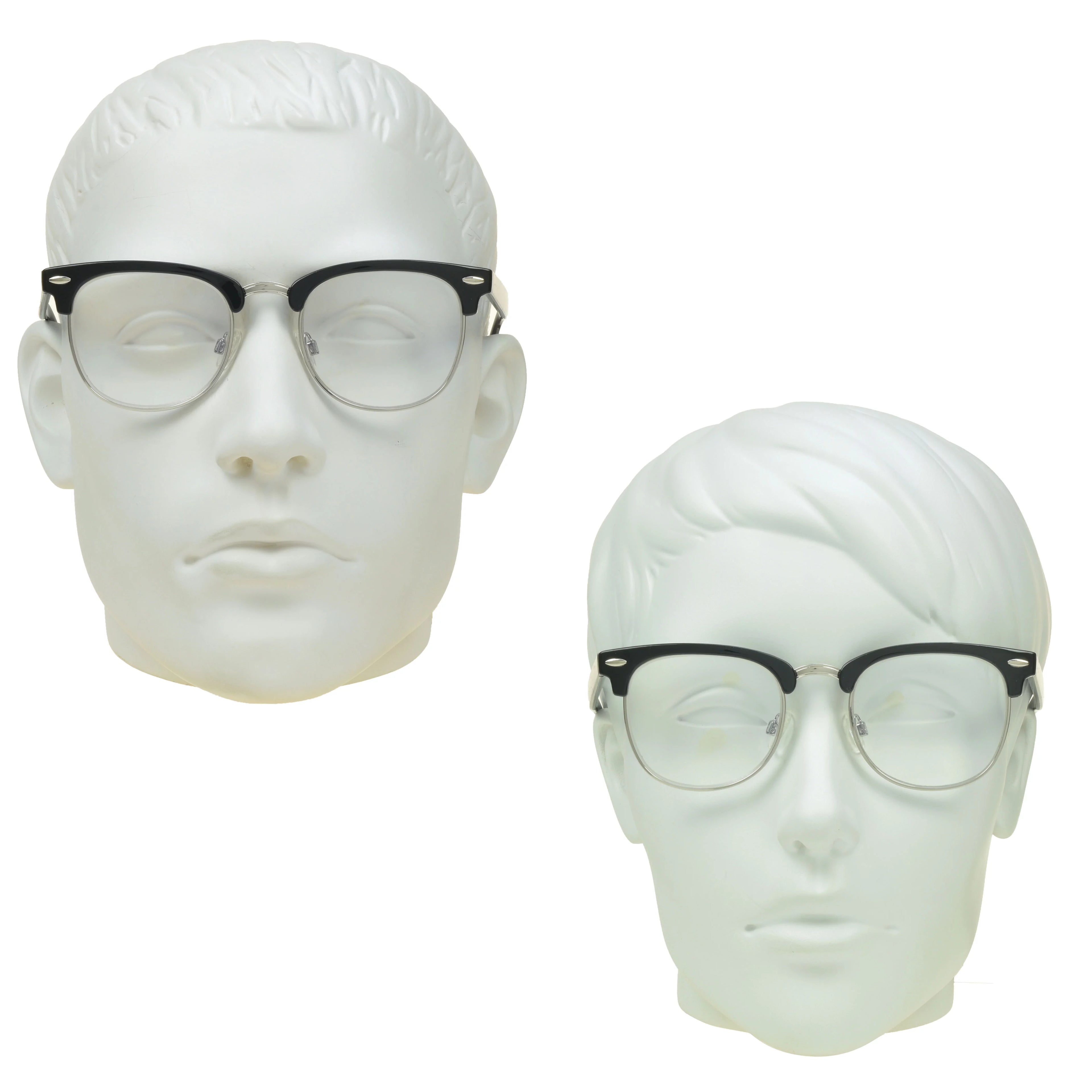 Horn Rimmed Frame Reading Glasses 2 Pairs D413