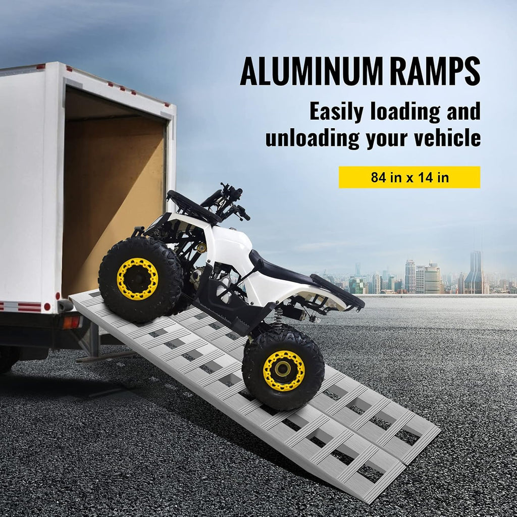 84x14 Inch Aluminum Ramps 1 Pair E8134