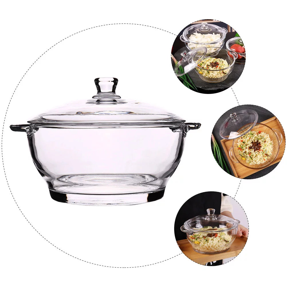 Tempered Glass Salad Bowl K148