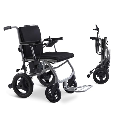 30lbs Foldable Electric Wheelchair with Detachable Battery Z336849