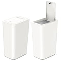 2 Pack 15L 4 Gallon Plastic Trash Can with Press Top Lid P882999