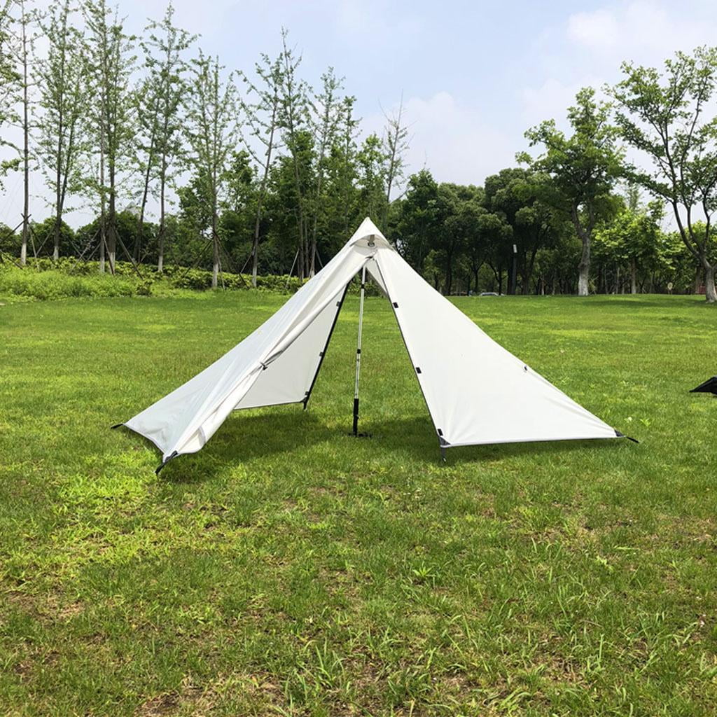 Gray White Waterproof Camping Tent Z737