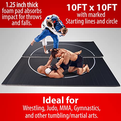 10' x 10' Wrestling Mat C3196