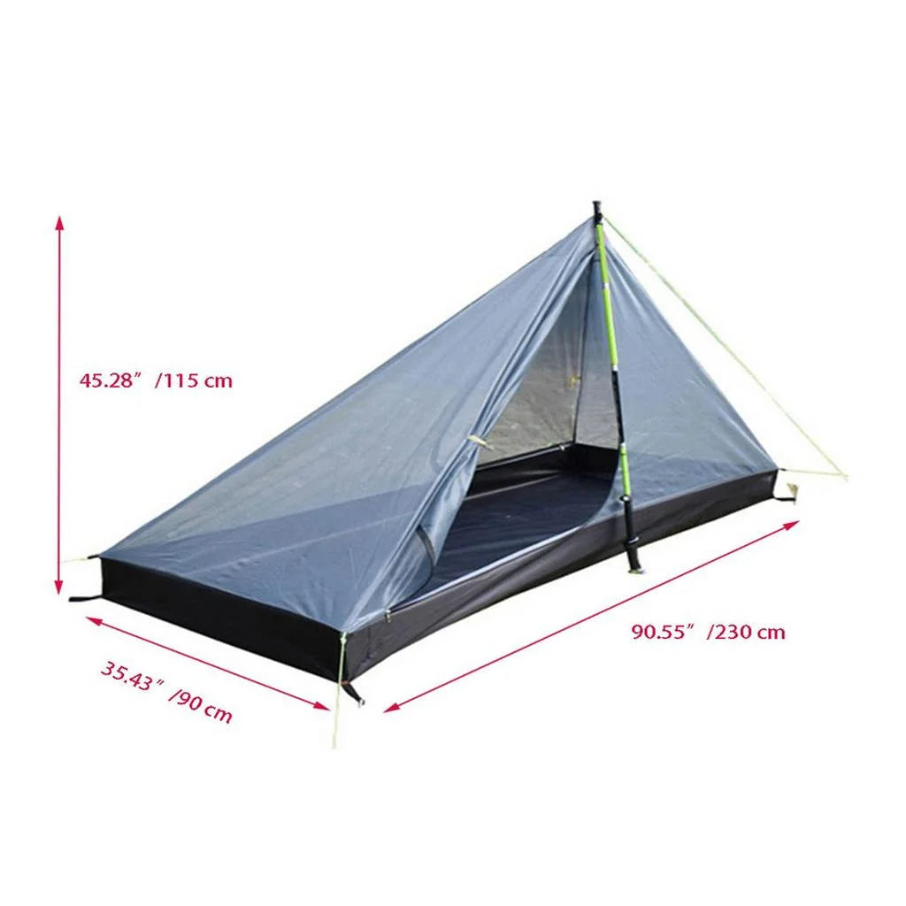 Gray White Waterproof Camping Tent Z737