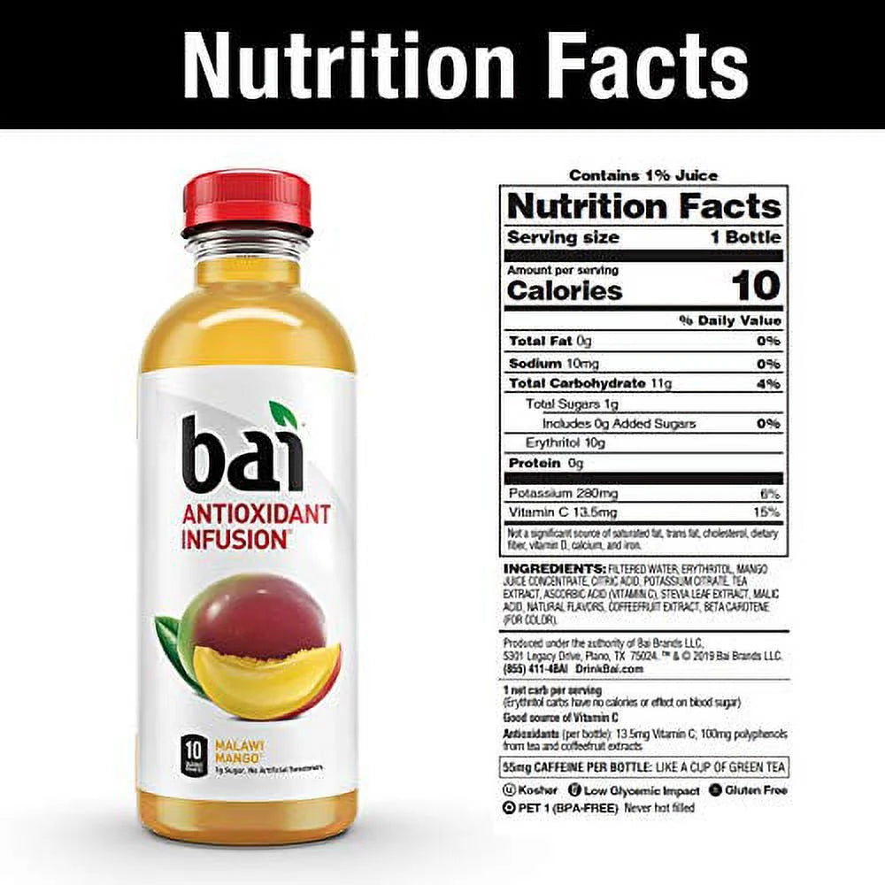 Antioxidant Infused Drinks, 18 Fluid Ounce Bottles, 6 Count Y64587